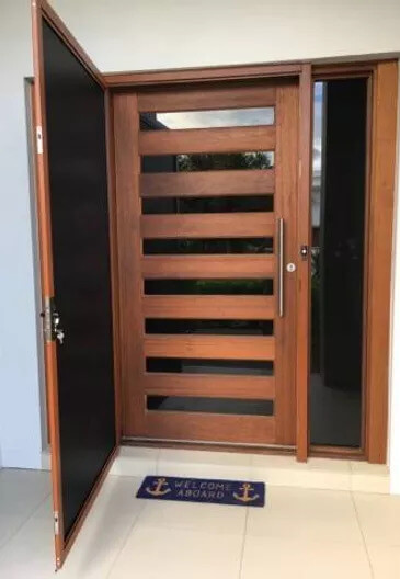 Security Screens QLD Security Doors Manufacturers - Benefits of Security Screen Doors Timber Door with Natural Light