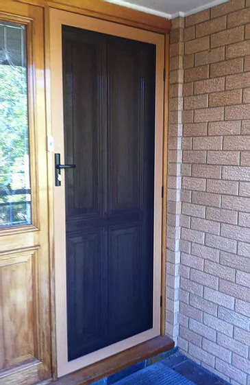 Security Screens QLD Security Doors Manufacturers Single Panel Security Door Closed Image