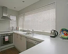 Security Screens QLD Window Coverings Blinds, Shutters & Curtains - Aluminium Venetian Blinds White