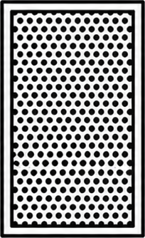 Perforated Aluminium Icon Image for Security Screens Qld