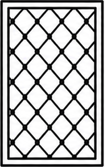 Diamond Grille Icon Image for Security Screens Qld
