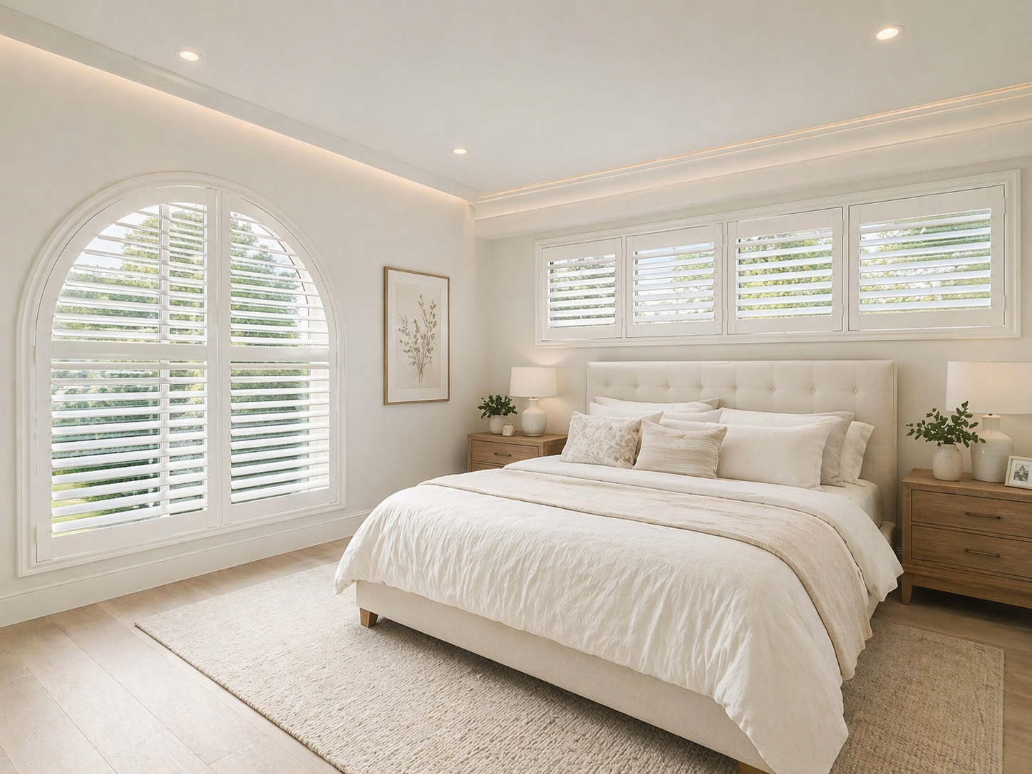 Security Screens Qld - PVC Plantation Shutters Brisbane - Bedroom