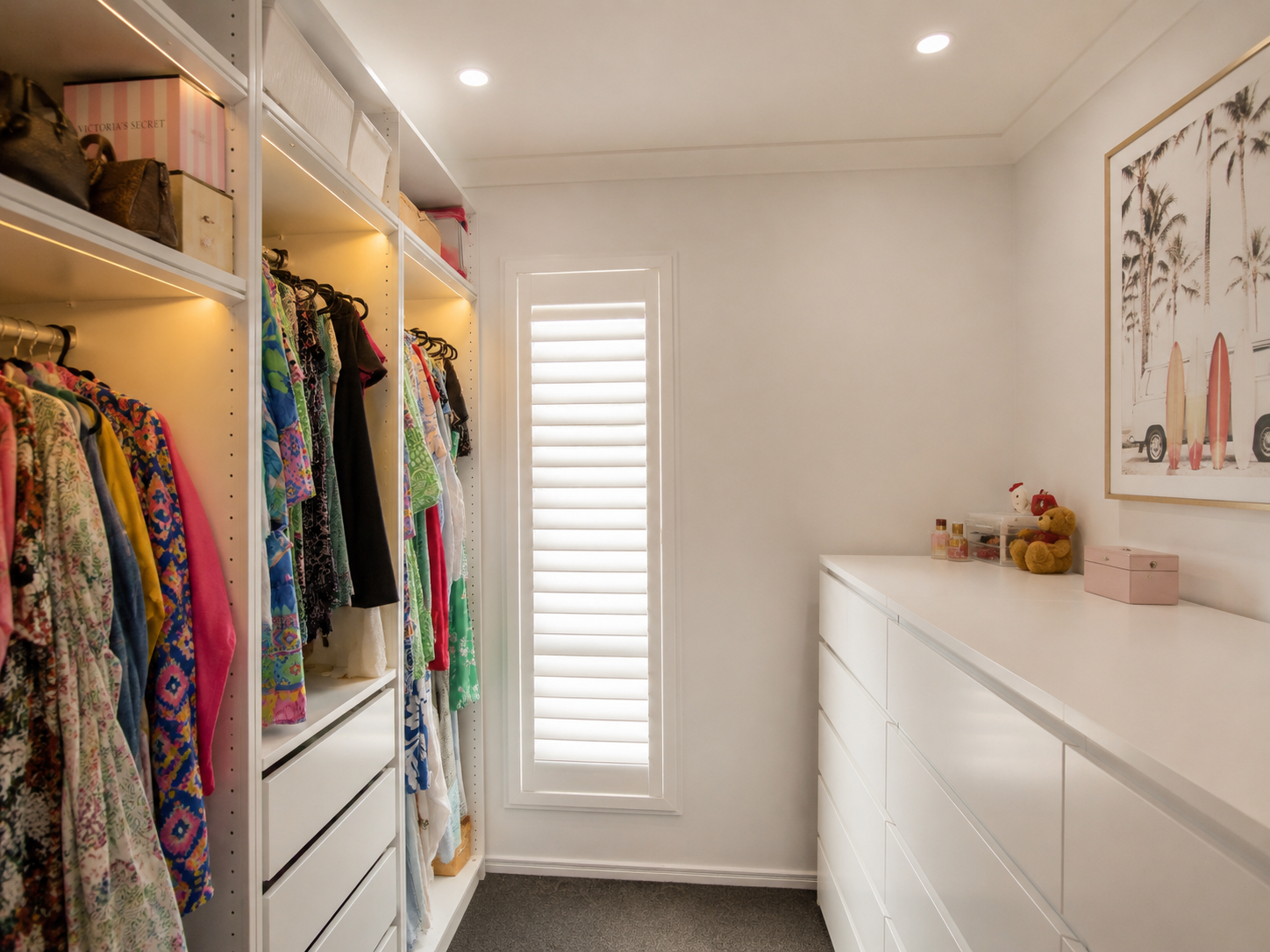 Security Screens Qld - PVC Plantation Shutters Brisbane - Closet