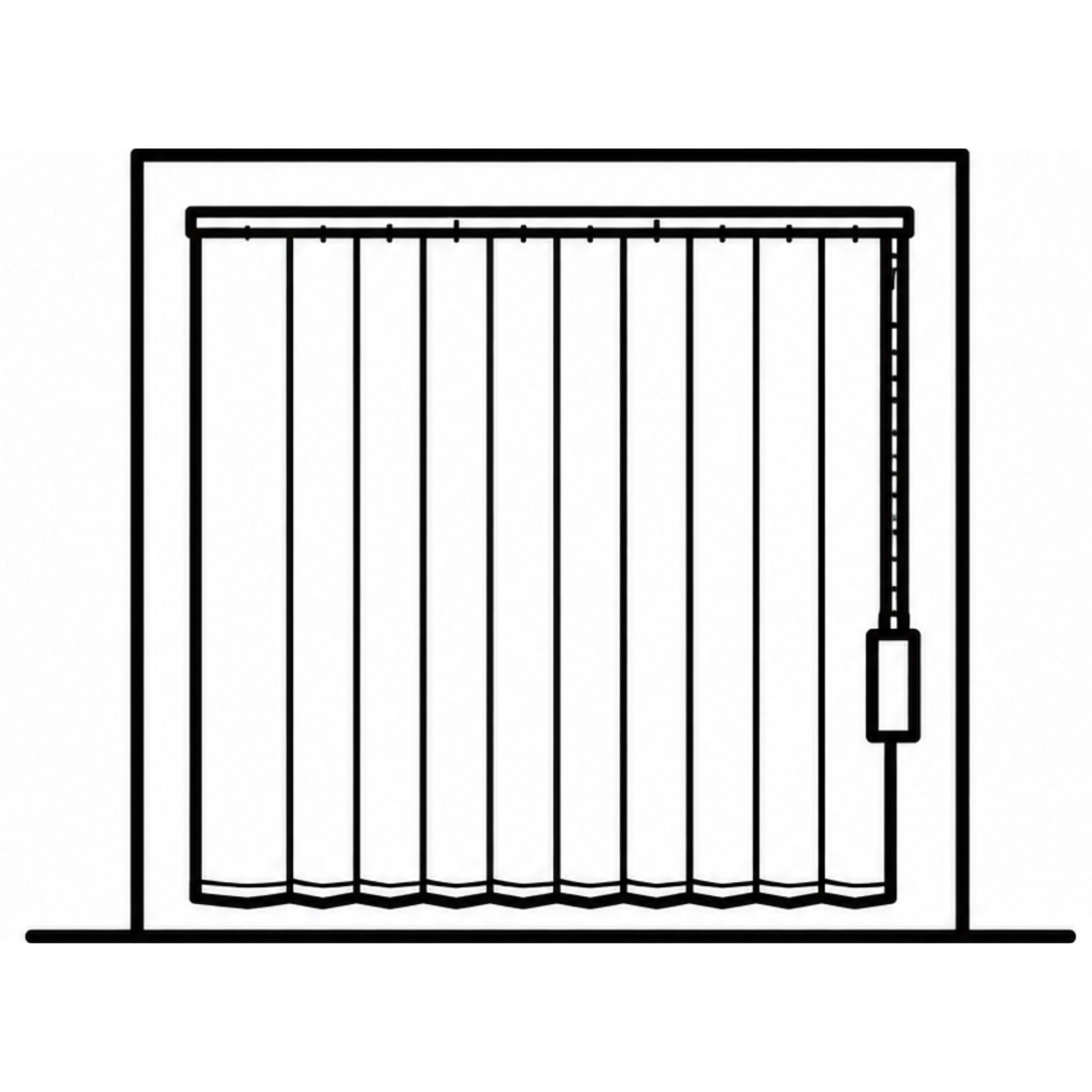 Roller blind illustration — custom roller blinds, Security Screens Qld Brisbane
